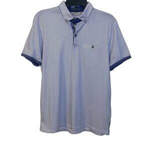Ted Baker Men's Short Sleeve Polo Shirt Size 4 (Large)